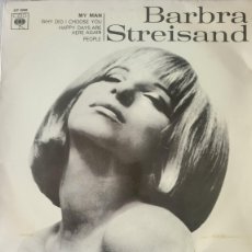 Discos de vinilo: BARBRA STREISAND EP SELLO CBS EDITADO EN ESPAÑA ...AÑO 1966