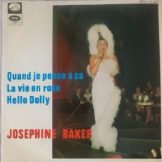 Discos de vinilo: JOSEPHINE BAKER EP SELLO LA VOZ DE SU AMO EDITADO EN ESPAÑA ...AÑO 1968