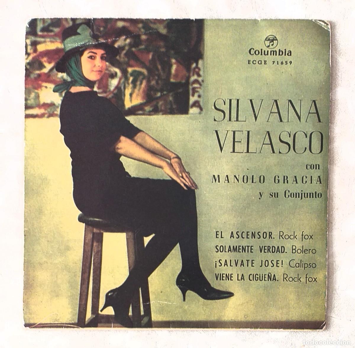 Discos de vinilo: Silvana Velasco: El ascensor + 3 (Columbia, 1962) - Foto 1