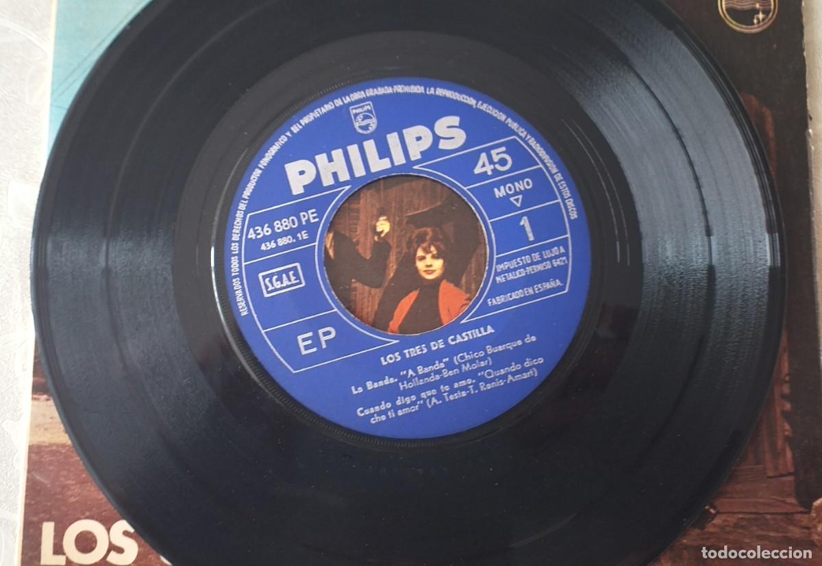 Discos de vinilo: Los 3 de Castilla: La banda + 3 (Philips 1967) - Foto 2