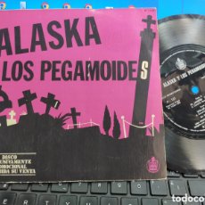 Discos de vinilo: ALASKA Y LOS PEGAMOIDES SINGLE FLEXIDISC PROMOCIONAL EL JARDÍN 1982