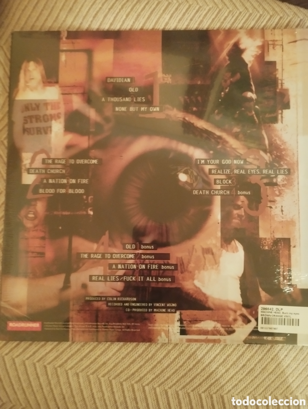 Discos de vinilo: MACHINE HEAD - BURN MY EYES - Foto 4