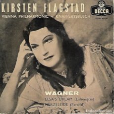 Discos de vinilo: KIRSTEN FLAGSTAD - WAGNER - DECCA 1959