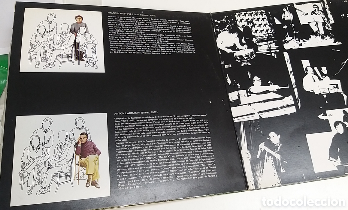 Discos de vinilo: HOMENAJE A MANUEL DE FALLA. Portada Isabel Villar - Foto 3