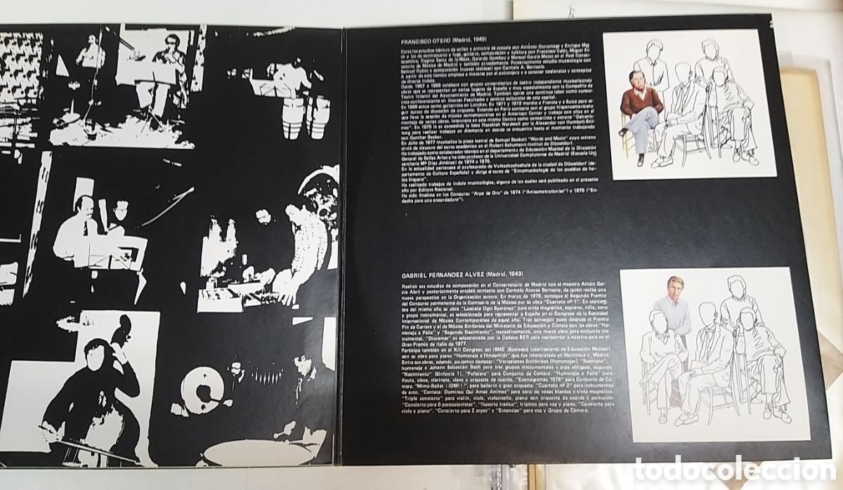 Discos de vinilo: HOMENAJE A MANUEL DE FALLA. Portada Isabel Villar - Foto 4