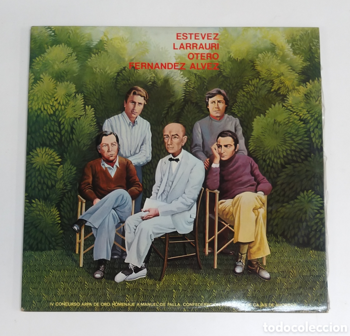 Discos de vinilo: HOMENAJE A MANUEL DE FALLA. Portada Isabel Villar - Foto 1
