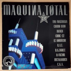 Discos de vinilo: MAQUINA TOTAL 2 LP, COMPILATION, PARTIALLY MIXED SPAIN 1991