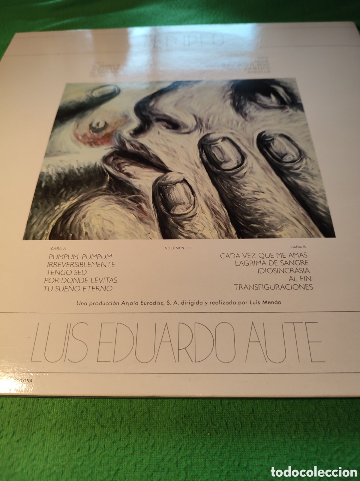 Discos de vinilo: Luis Eduardo Aute - Templo Vinilo Lp - Foto 3