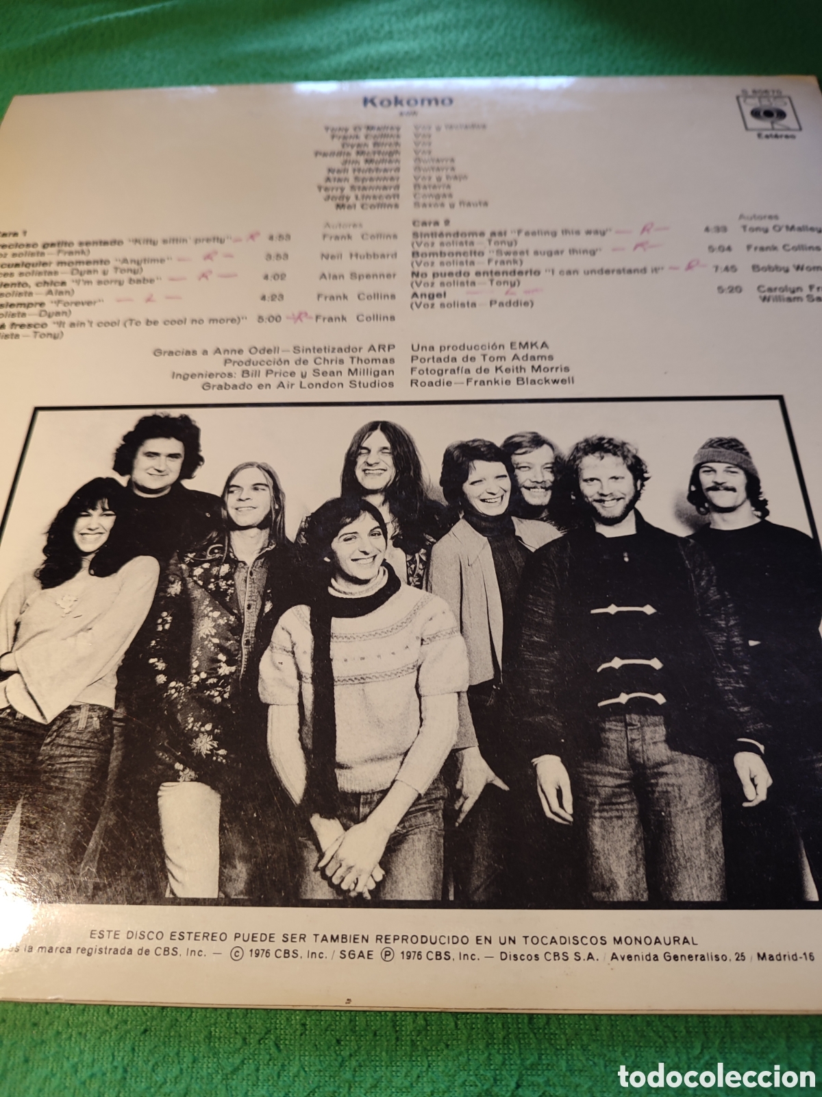 Discos de vinilo: Kokomo - Same Vinilo Lp - Foto 2