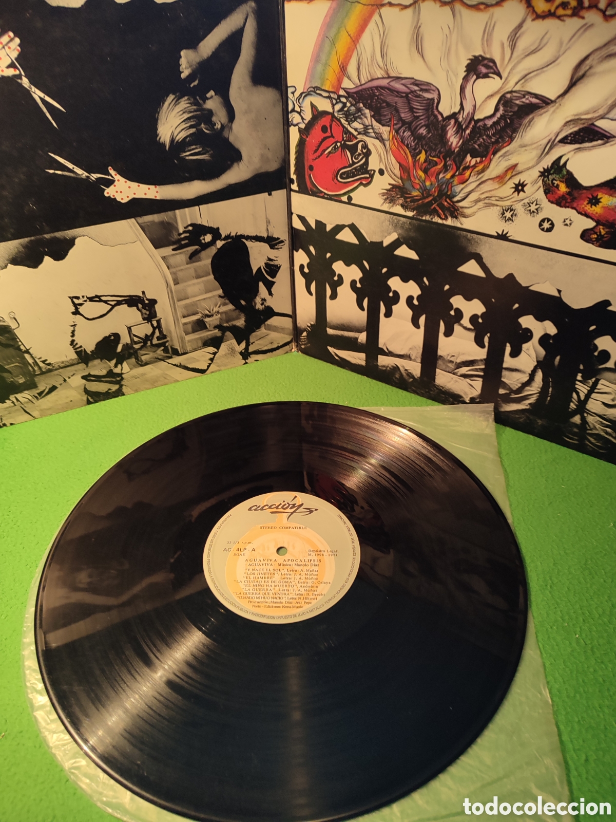 Discos de vinilo: Aguaviva - Apocalipsis - Foto 2