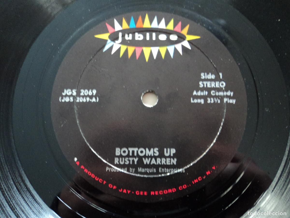 Discos de vinilo: Rusty Warren &lrm;&ndash; Bottoms Up (USA 1969) - Foto 3