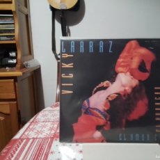 Discos de vinilo: VICKY LARRAZ ‎– EL AMOR ES EL HURACÁN (SYNTH POP, ELECTRONIC/ 12” MAXI 1989. MINT-NEAR MINT