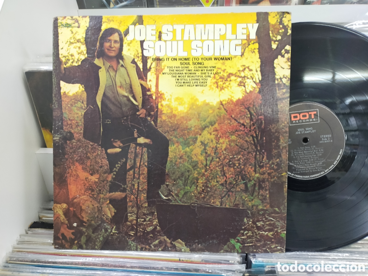 Discos de vinilo: Joe stampley lp soul song u.s.a. 1973 - Foto 1