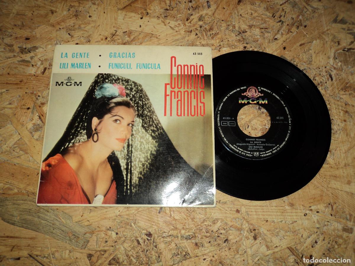 Discos de vinilo: CONNIE FRANCIS - LA GENTE +3 - Foto 1
