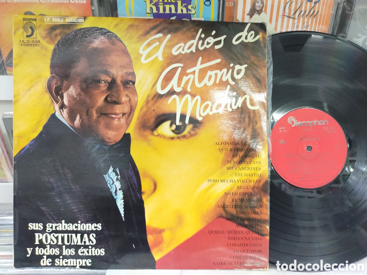 Discos de vinilo: El adi&oacute;s de Antonio Machin lp 1977 - Foto 1