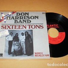 Discos de vinilo: CREEDENCE CLEARWATER REVIVAL / DON HARRISON BAND - SIXTEEN TONS (16 TONELADAS) - SINGLE - 1976