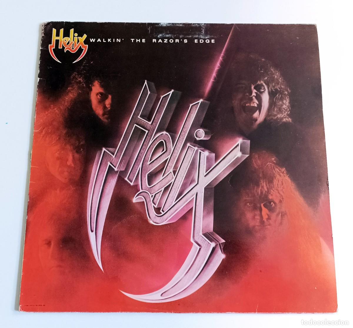 Discos de vinilo: LP HELIX - WALKIN&acute; THE RAZOR&acute;S EDGE - Foto 1