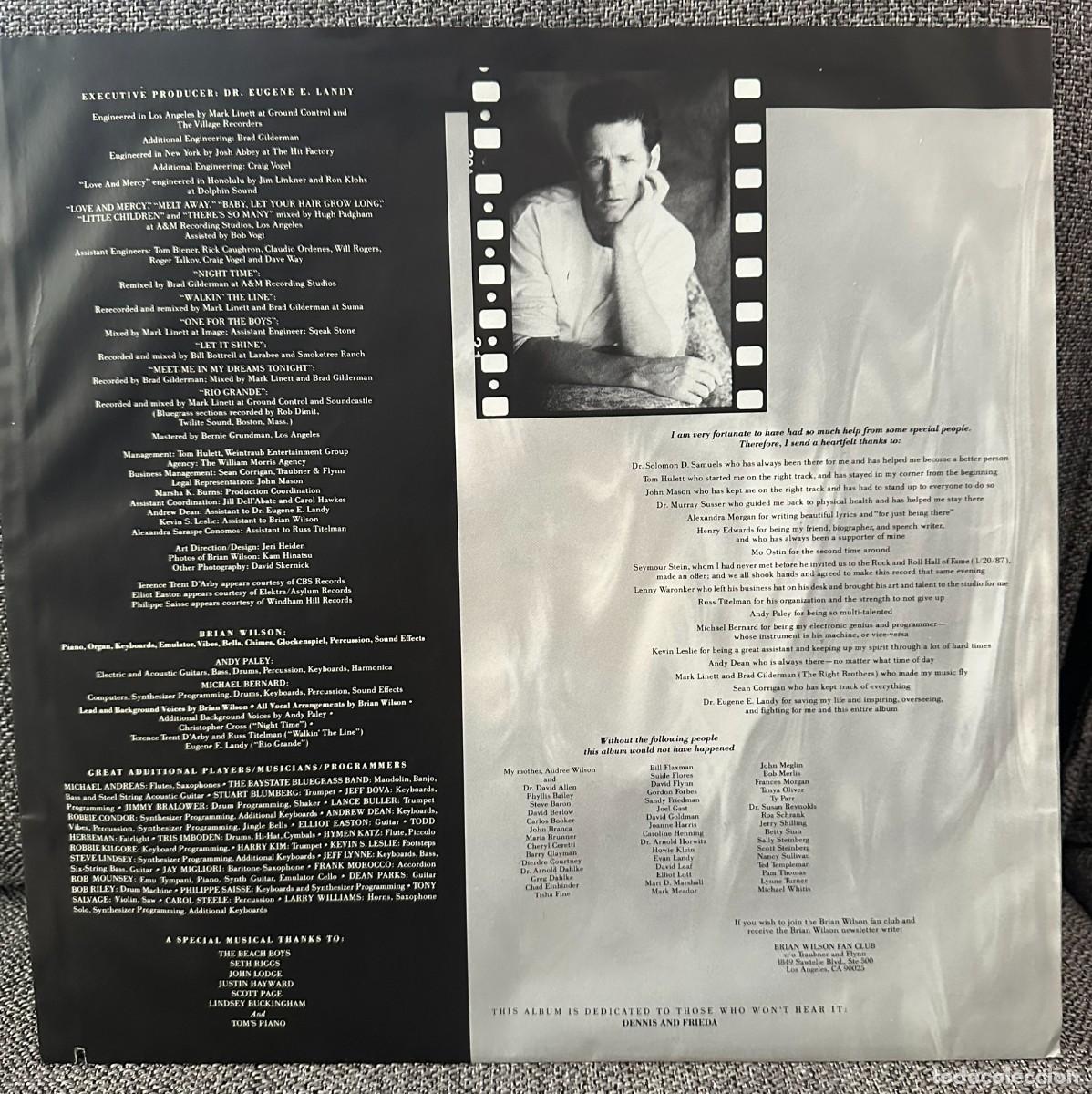 Discos de vinilo: Brian Wilson &rdquo;Untitled&rdquo; LP (Sire, Espa&ntilde;a) - Foto 3