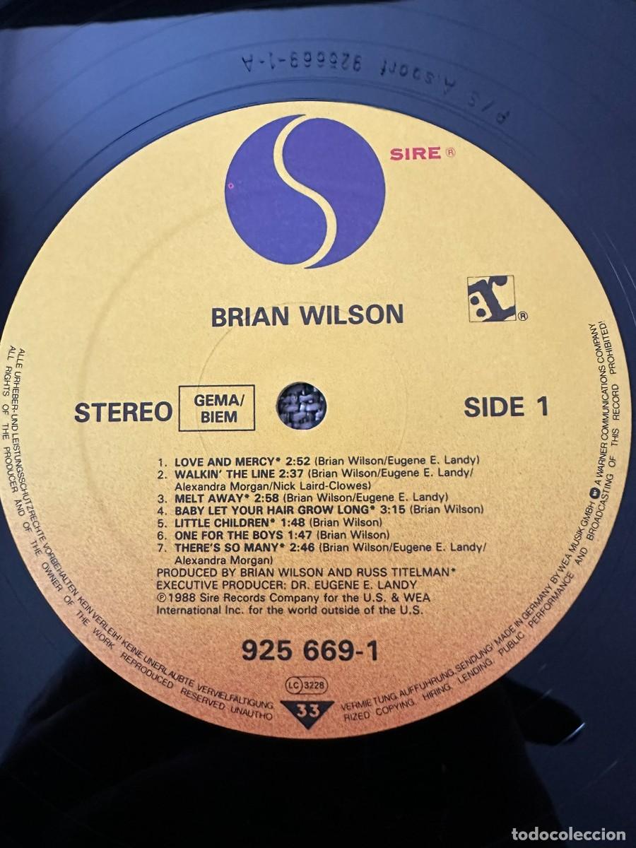 Discos de vinilo: Brian Wilson &rdquo;Untitled&rdquo; LP (Sire, Espa&ntilde;a) - Foto 5