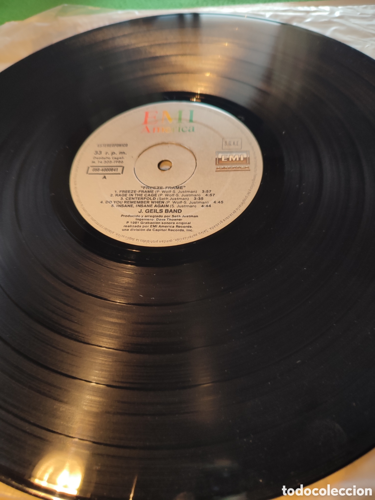 Discos de vinilo: The J. Geils Band - Freeze frame - Foto 4
