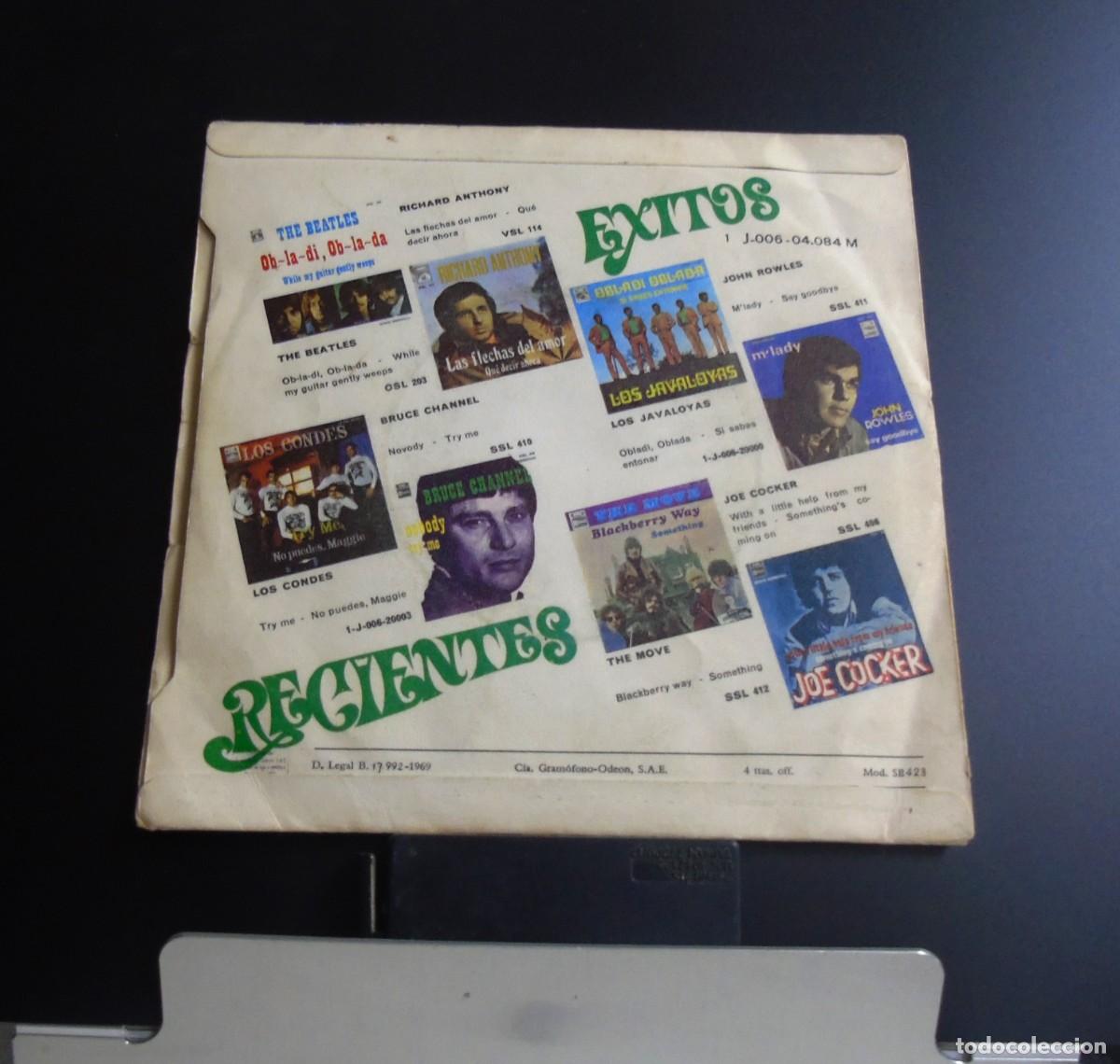 Discos de vinilo: THE BEATLES ---- GET BACK / DON&acute;T LET ME DOWN ---- - Foto 3