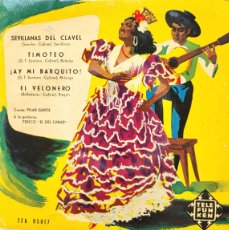 Discos de vinilo: PILAR GENTIL EP SELLO TELEFUNKEN EDITADO EN ESPAÑA AÑO 1957...