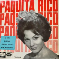 Discos de vinilo: PAQUITA RICO EP SELLO LA VOZ DE SU AMO EDITADO EN ESPAÑA AÑO 1964...