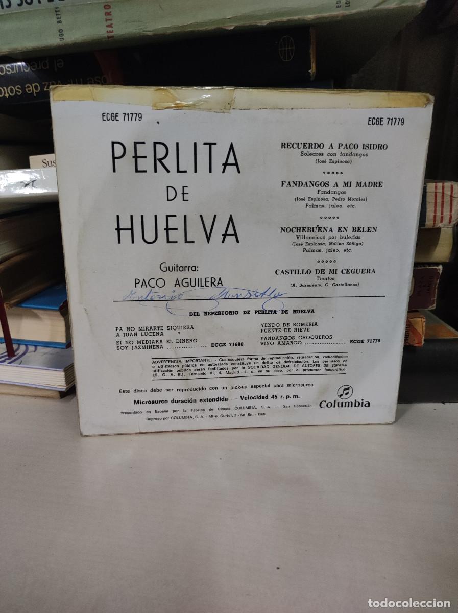 Discos de vinilo: Perlita De Huelva &ndash; Recuerdo A Paco Isidro - Foto 2