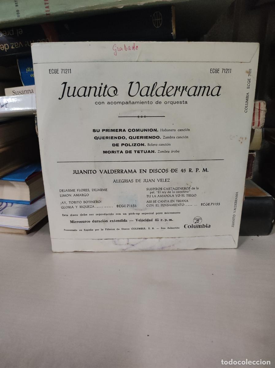 Discos de vinilo: Juanito Valderrama &ndash; Su Primera Comuni&oacute;n - Foto 2