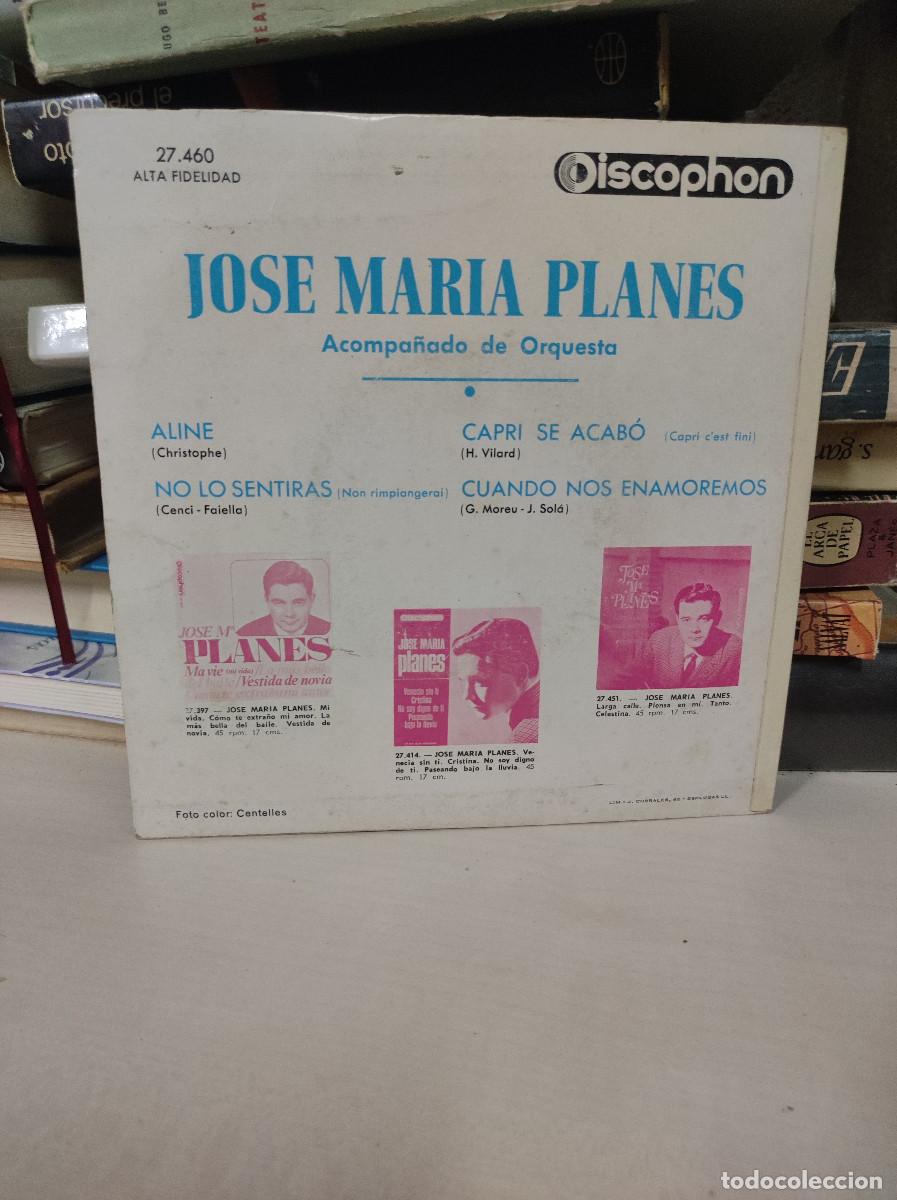 Discos de vinilo: Jose Maria Planes &ndash; Capri Se Acabo - Foto 2