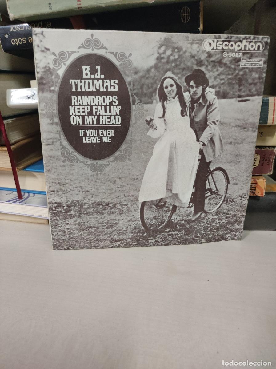Discos de vinilo: B.J. Thomas &ndash; Raindrops Keep Fallin On My Head - Foto 2