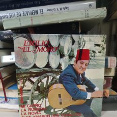 Discos de vinilo: EMILIO ”EL MORO” – MI CARRO / LA ROMERÍA / LA NOVIA / Y SE AMARON DOS CABALLOS