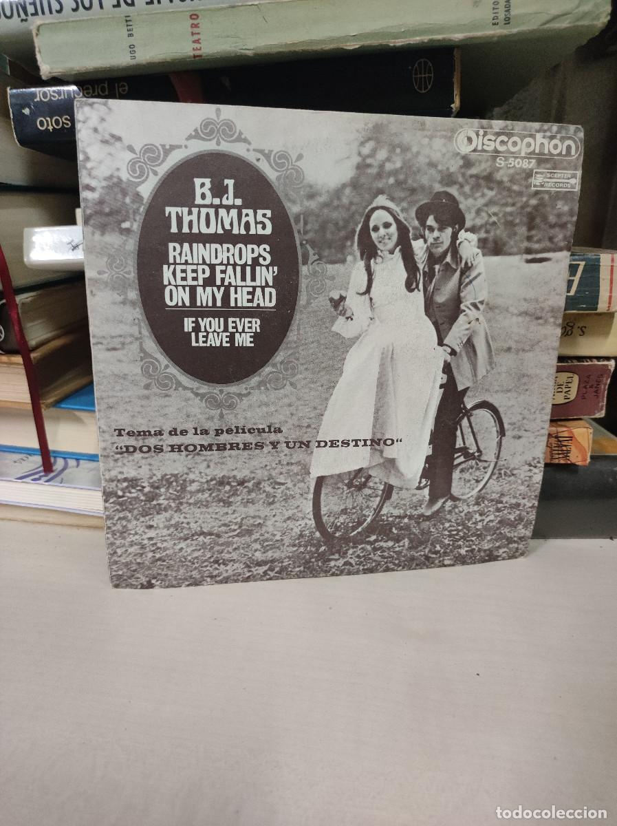 Discos de vinilo: B.J. Thomas &ndash; Raindrops Keep Fallin On My Head - Foto 2