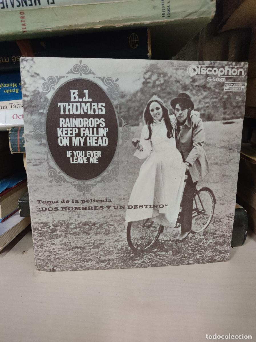 Discos de vinilo: B.J. Thomas &ndash; Raindrops Keep Fallin On My Head - Foto 2