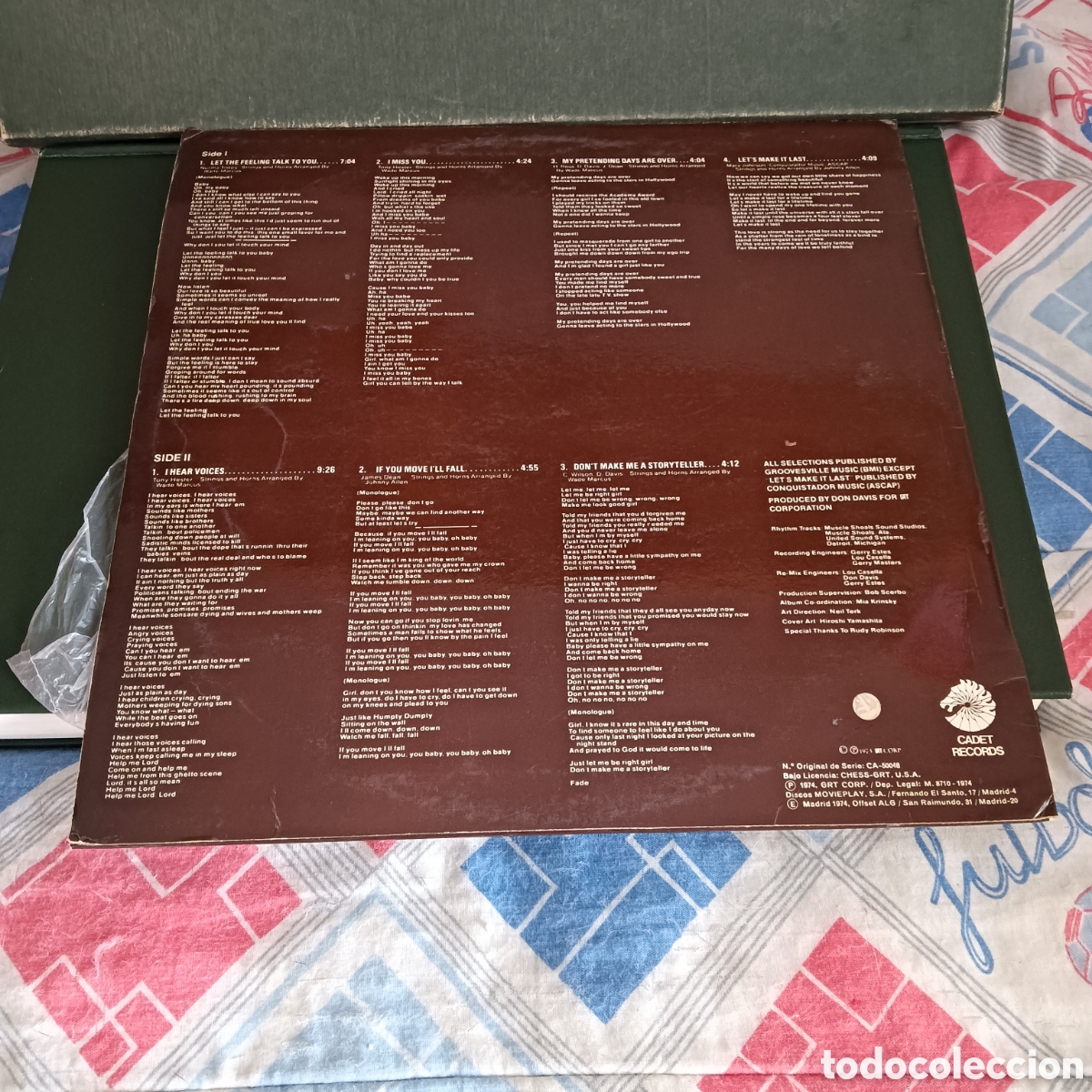 Discos de vinilo: THE DELLS. THE DELLS. 1974/ S-32.549 - Foto 2