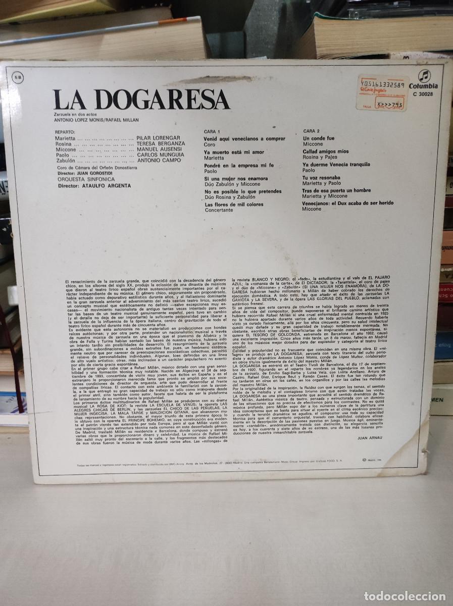 Discos de vinilo: LA DOGARESA ATAULFO ARGENTA - Foto 2