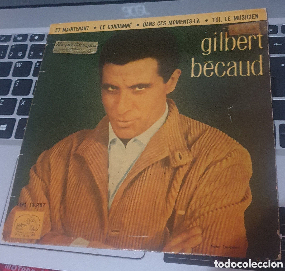 Discos de vinilo: Gilbert Becaud - Et maintenant + 3 - Foto 1