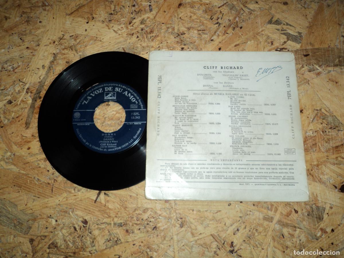 Discos de vinilo: Cliff Richard - Dynamite +3 - Foto 2