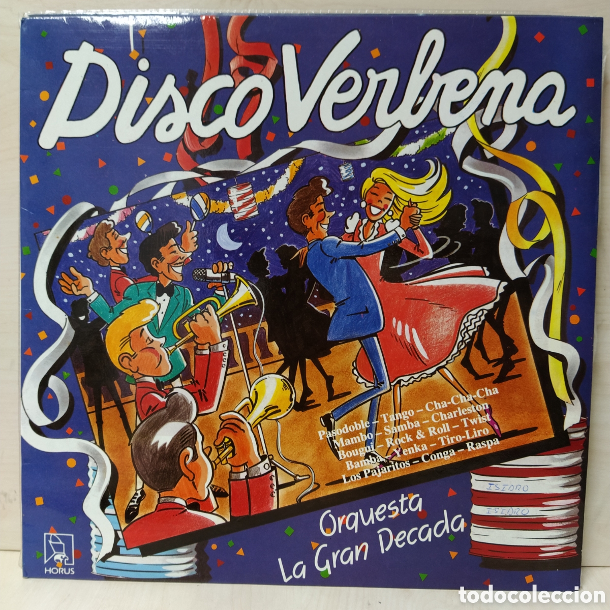 Vinyl records: Orquesta la Gran Decada - Disco Verbena (LP, Album)