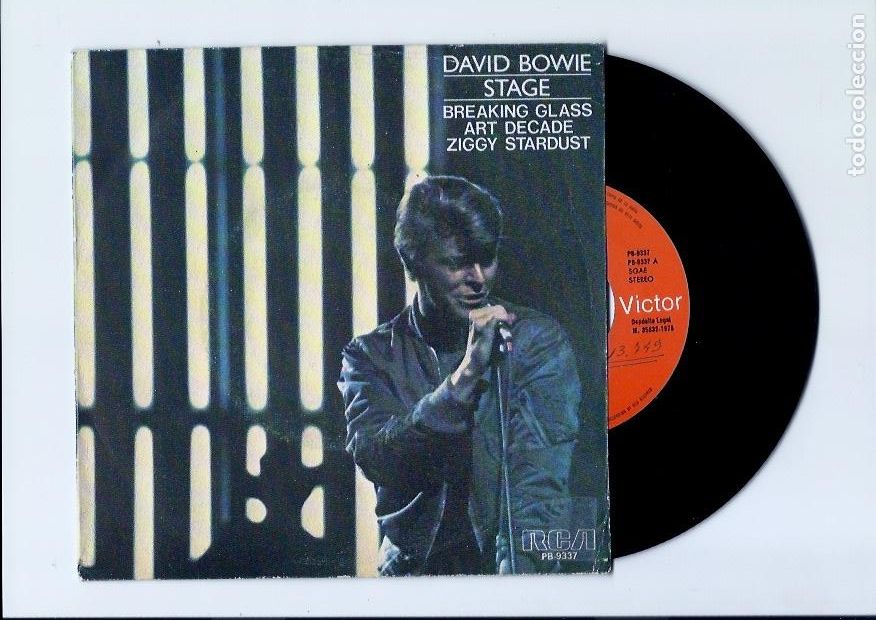 Discos de vinilo: DAVID BOWIE. Breaking glass (vinilo single 1978) - Foto 1