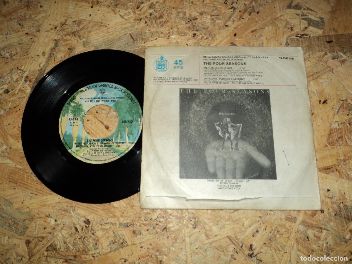 Discos de vinilo: THE FOUR SEASONS - WE CAN WORK IT OUT - Foto 2