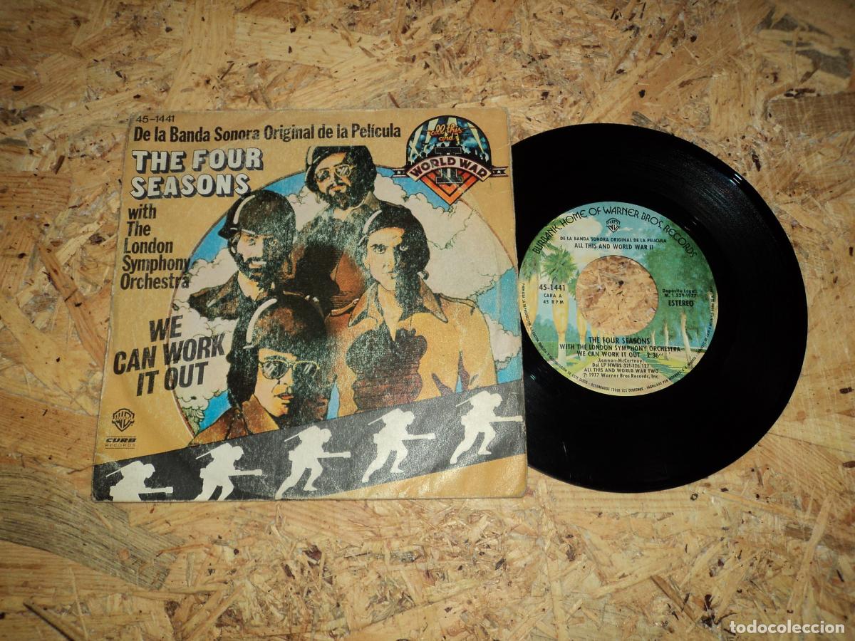 Discos de vinilo: THE FOUR SEASONS - WE CAN WORK IT OUT - Foto 1