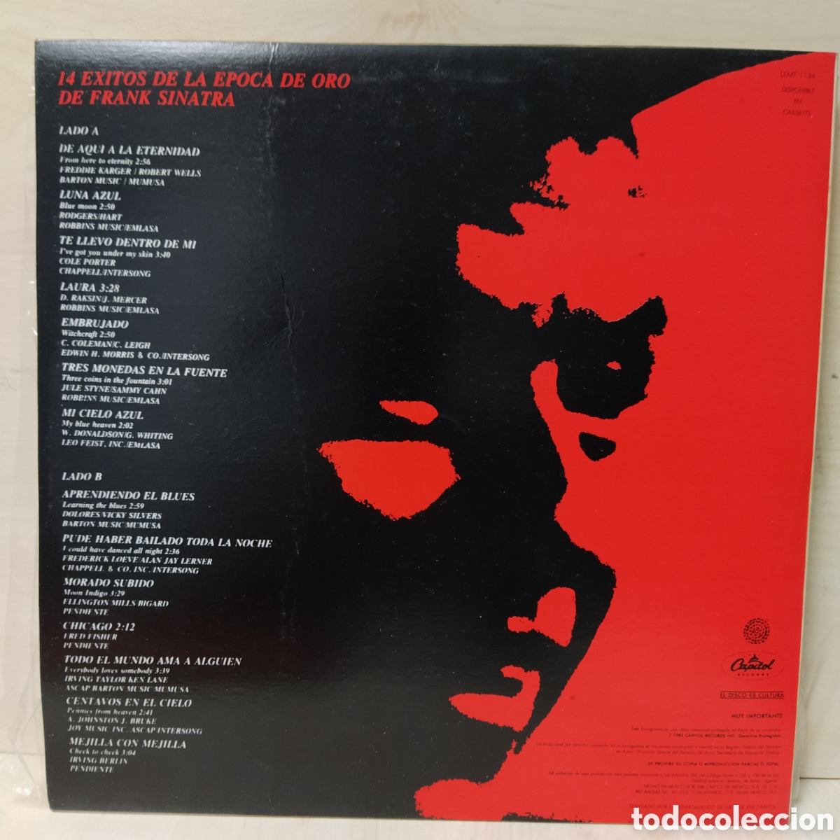 Discos de vinilo: Frank Sinatra - 14 &Eacute;xitos De La &Eacute;poca De Oro De Frank Sinatra (LP, Comp) - Foto 2