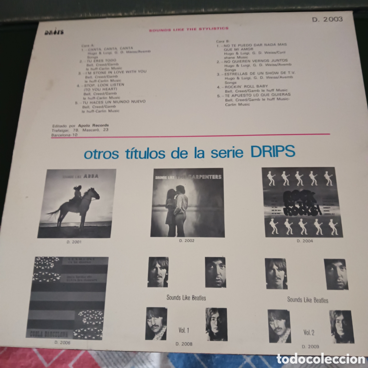 Discos de vinilo: THE STYLISTICS - SOUNDS LIKE 1977,/ D-2003 - Foto 2