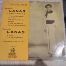 Discos de vinilo: RAIMUNDO LANAS Y MIGUEL CENOZ - JOTAS NAVARRAS - ODEON DSOE 16.244 - 1958
