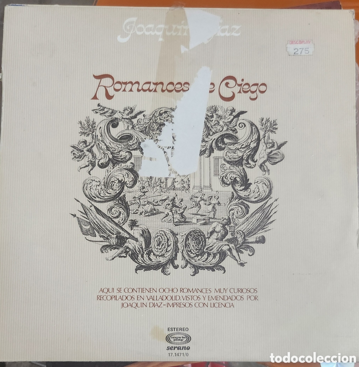 Discos de vinilo: Romances de Ciego - Joaqu&iacute;n D&iacute;az - Foto 1