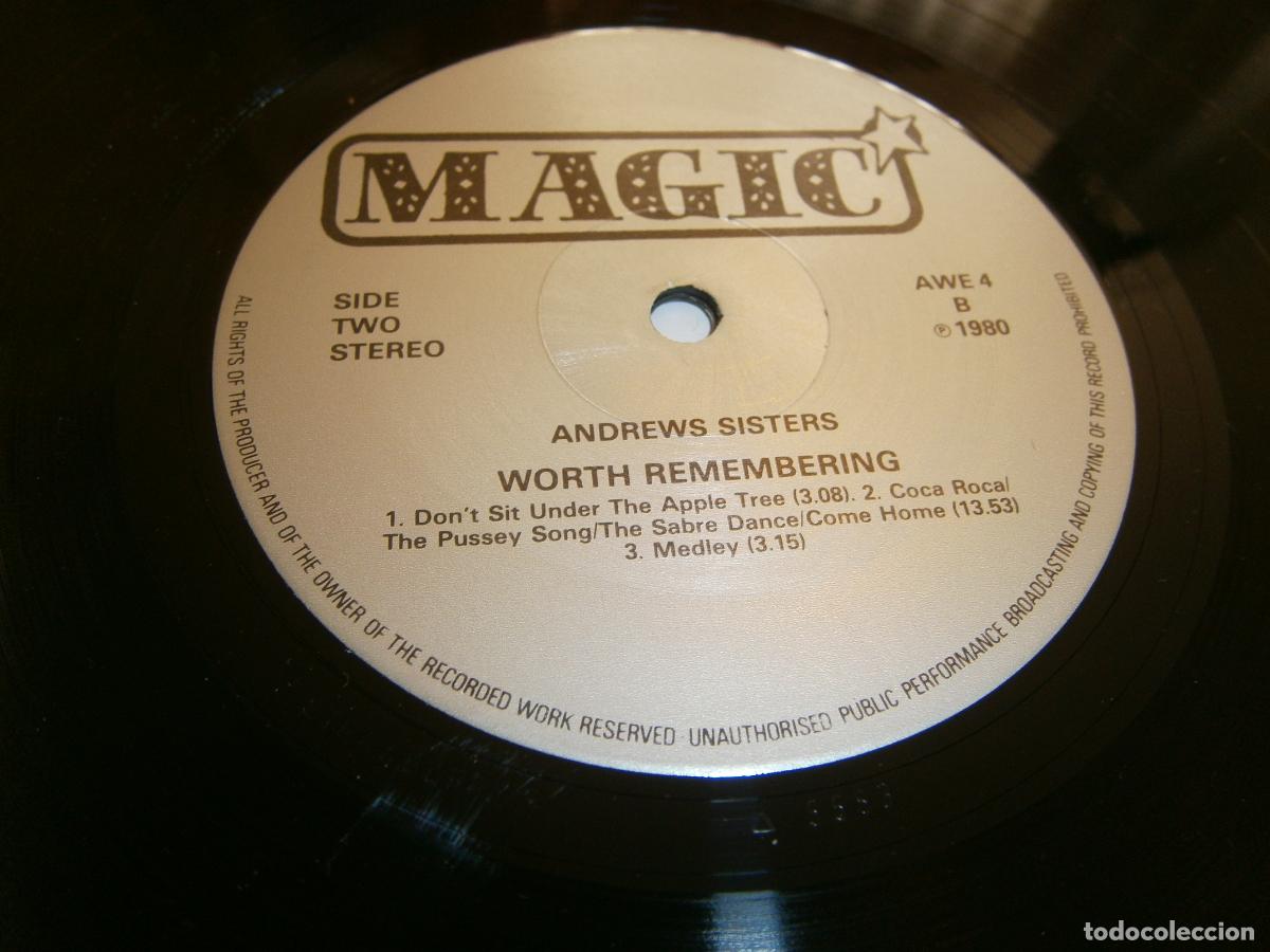 Discos de vinilo: ANTIGUO LP - ANDREWS SISTERS - D7 - Foto 2