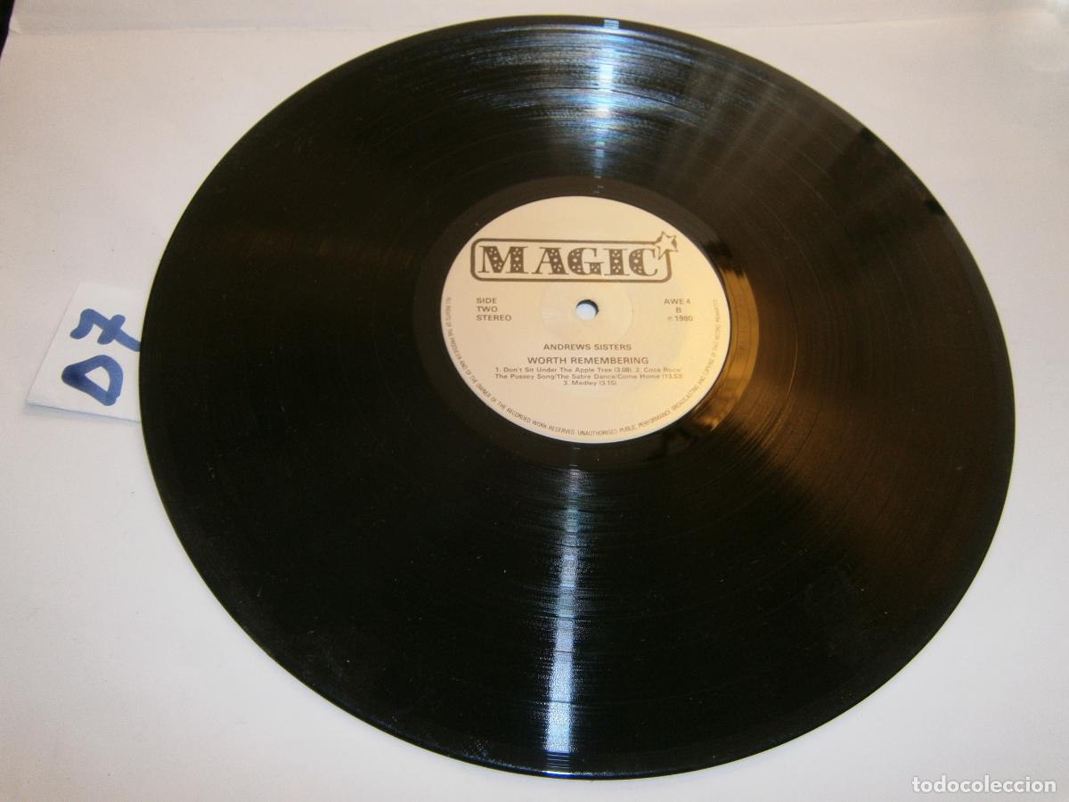 Discos de vinilo: ANTIGUO LP - ANDREWS SISTERS - D7 - Foto 1
