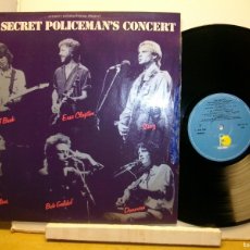 Discos de vinilo: THE SECRET POLICEMAN'S CONCERT : STING - PHIL COLLINS - ERIC CLAPTON LP