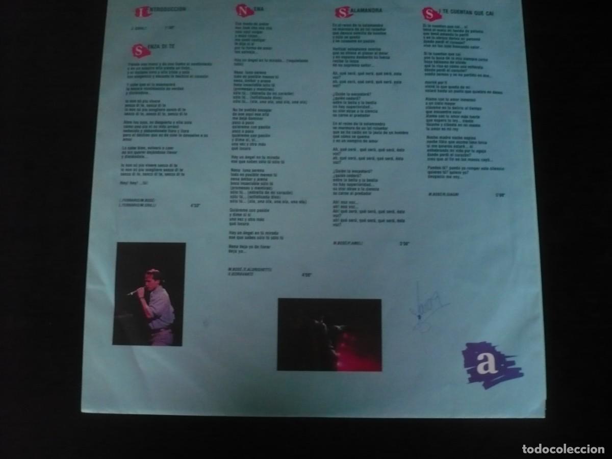 Discos de vinilo: miguel bose directo 90 - doble lp - como nuevo - Foto 4